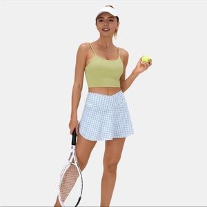 HALARA Tennis Skirt - blue and white - Small